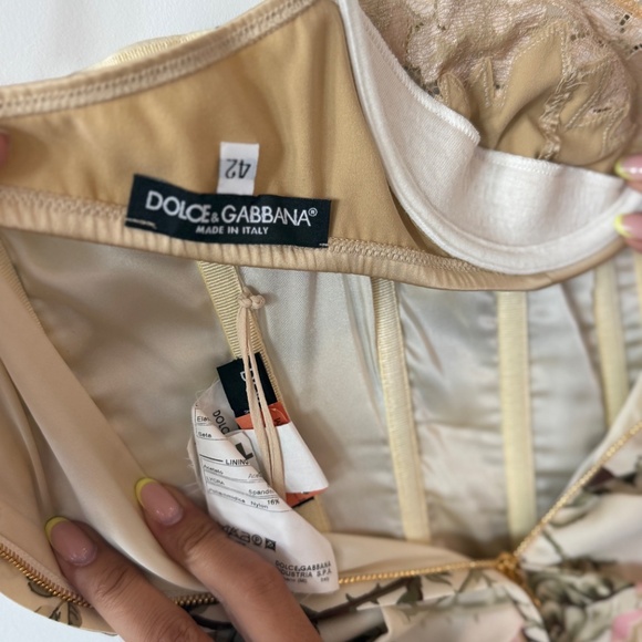 Dolce & Gabbana Silk Corset Dress Size 42 - Picture 5 of 5